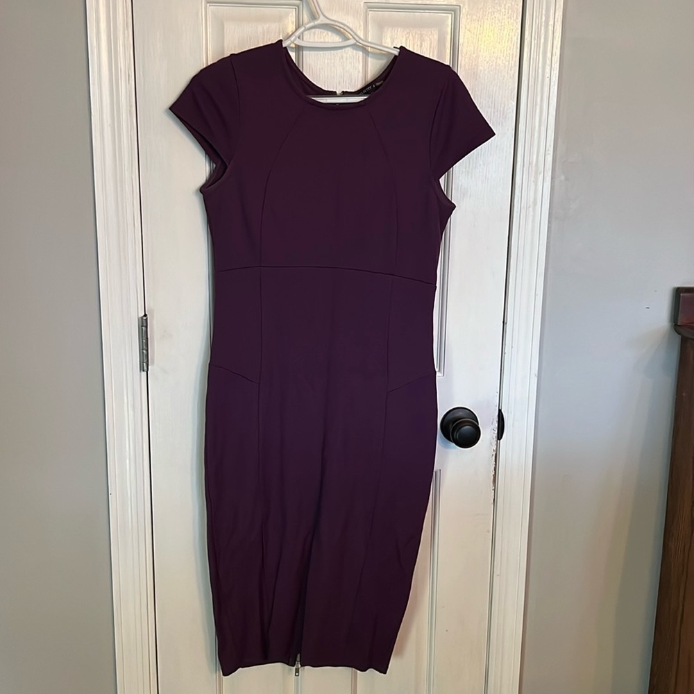 Felicity & Coco purple zipper dress EUC M